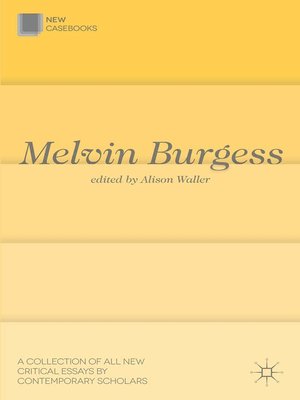 cover image of Melvin Burgess